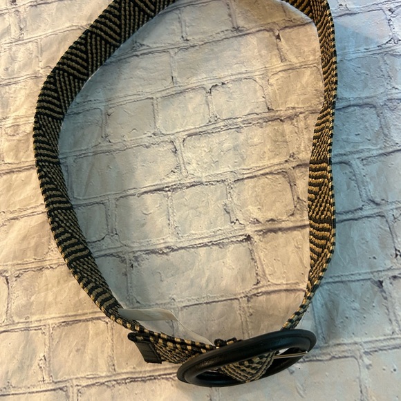 ETHNIC STYLE STRETCH WOMENS WIDE BELT COVERED BUCKLE SIZE 14/16 - Picture 10 of 11